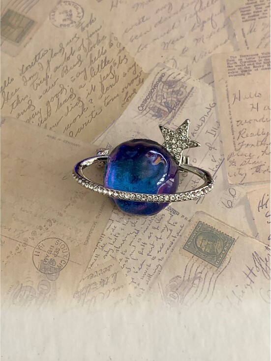 Jewelry - Sparkling Planet and Star Ring - Cosmic Bling for Star Gazers